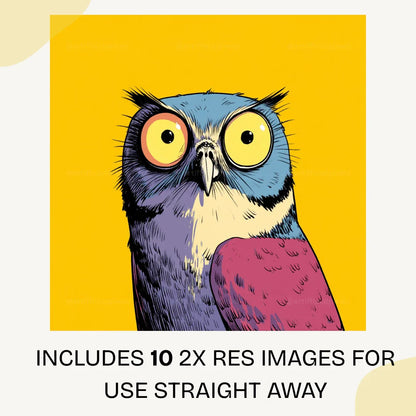 Free Midjourney Prompt for AI Generated Pop Art Animal Portraits - CITTRA Collective