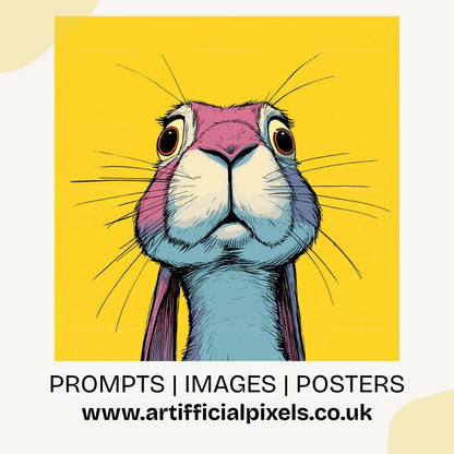 Free Midjourney Prompt for AI Generated Pop Art Animal Portraits - CITTRA Collective