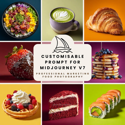 Studio-Style Food Photography Art Prompt for Midjourney AI Image Generator - CITTRA Collective