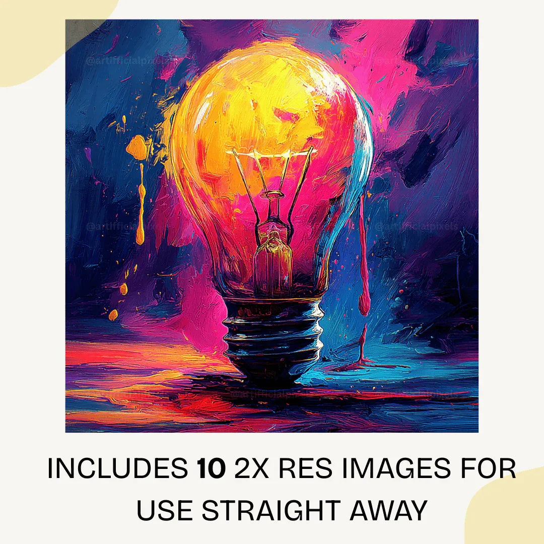 Psychedelic Still Life Free Midjourney Prompt for Electric Digital Art - CITTRA Collective