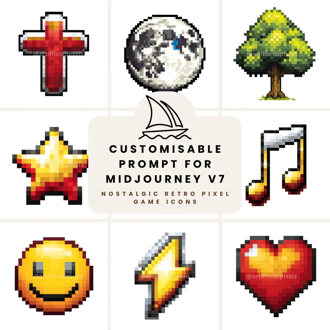 Retro Pixel Art Midjourney Prompt - CITTRA Collective