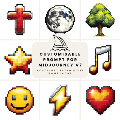 Retro Pixel Art Midjourney Prompt - CITTRA Collective