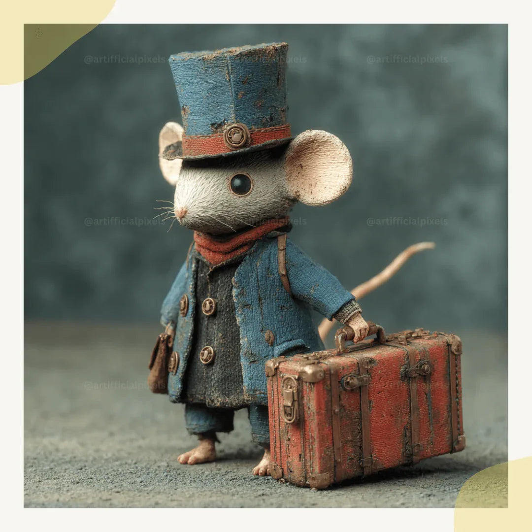 Midjourney Prompt for Creating Whimsical Vintage Animal Sculptures - CITTRA Collective