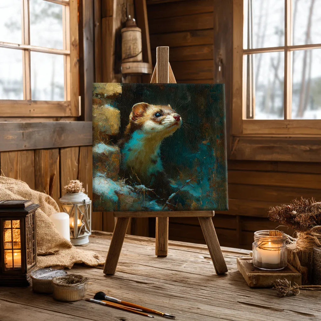 Painterly Wildlife Portraits AI Art Generator – Midjourney Prompt Pack with Images - CITTRA Collective