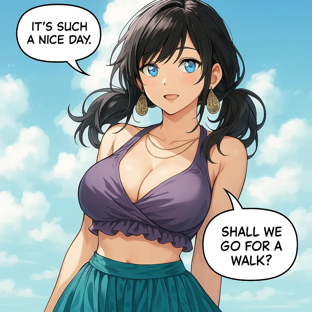 Anime Summer Character Art Prompt for Midjourney AI Image Generator - CITTRA Collective