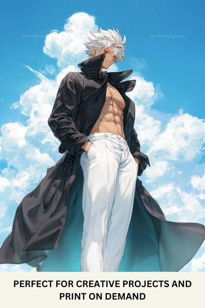 Anime Summer Character Art Prompt for Midjourney AI Image Generator - CITTRA Collective