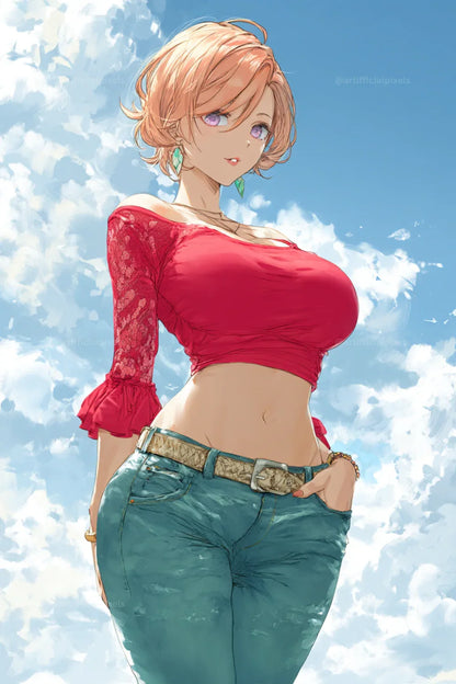 Anime Summer Character Art Prompt for Midjourney AI Image Generator - CITTRA Collective