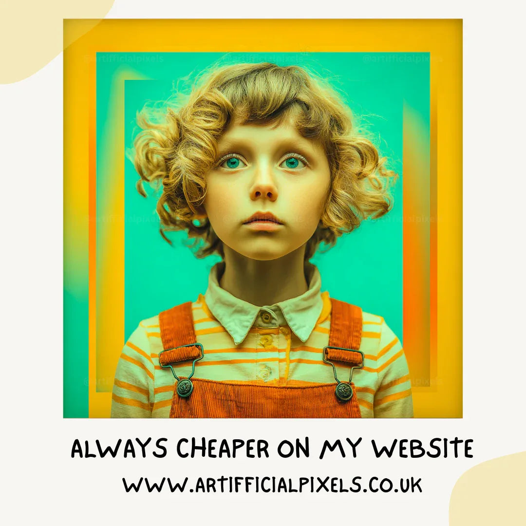 Stylised Split Tone Portrait Art Prompt for Midjourney AI Image Generator - CITTRA Collective