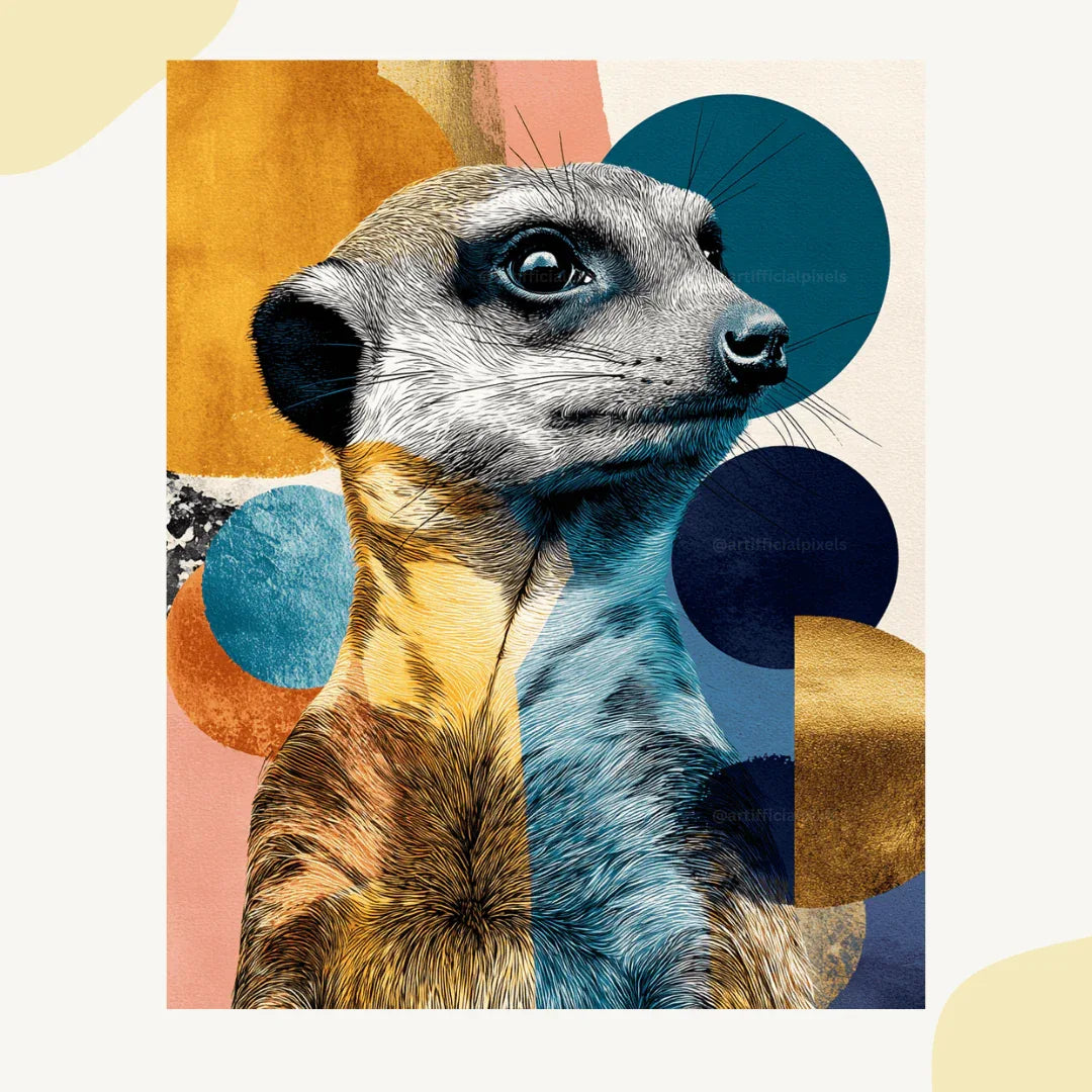 Stylised Midjourney Prompt for AI Generated Pop Art Animal Portraits - CITTRA Collective