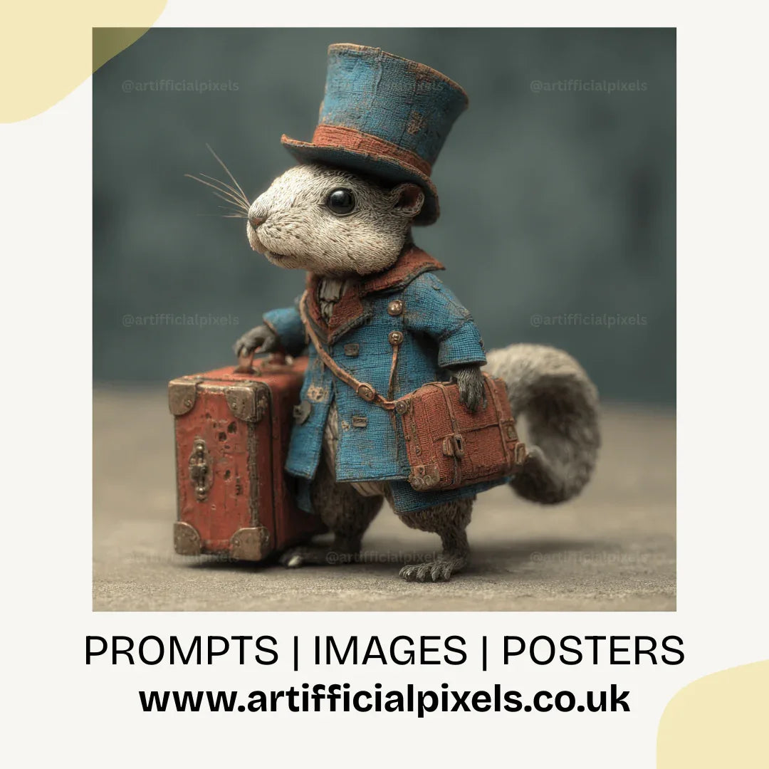Midjourney Prompt for Creating Whimsical Vintage Animal Sculptures - CITTRA Collective