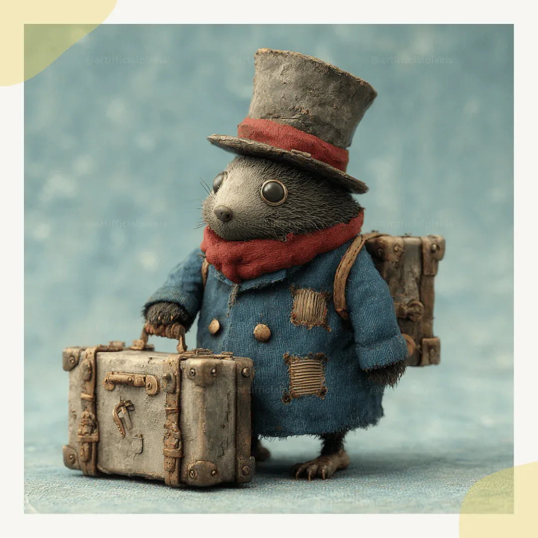 Midjourney Prompt for Creating Whimsical Vintage Animal Sculptures - CITTRA Collective