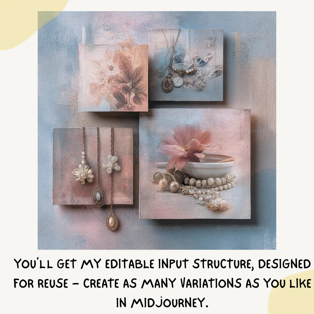 vintage-botanical-blue-pink-collage-prompt-for-midjourney-ai-art-jewellery