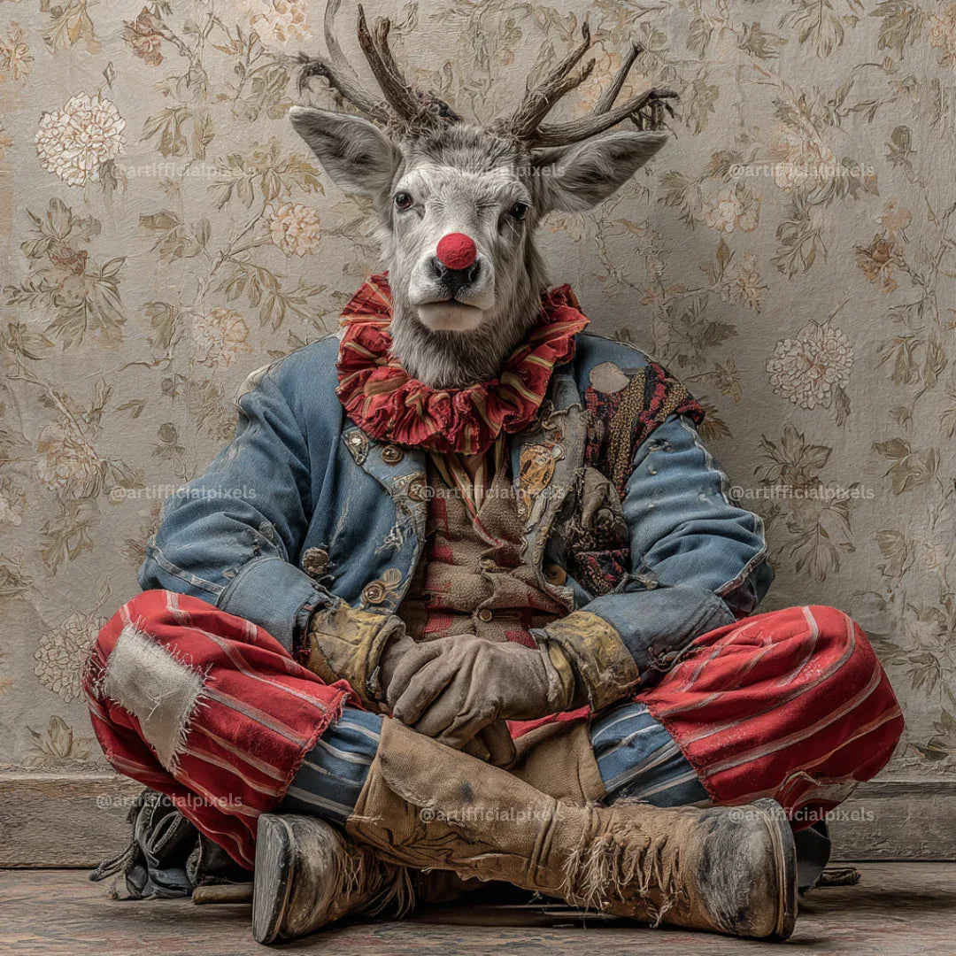 Surreal Gritty Circus Animal Prompt for Midjourney AI Image Generator - CITTRA Collective