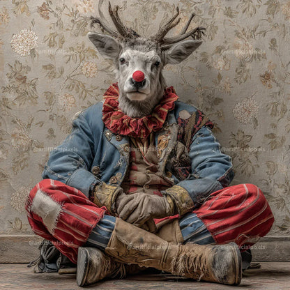 Surreal Gritty Circus Animal Prompt for Midjourney AI Image Generator - CITTRA Collective