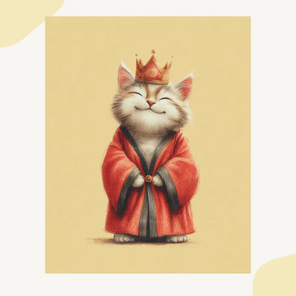 Midjourney Prompt for Creating Cute Hanfu Animal AI Generated Art Posters - CITTRA Collective