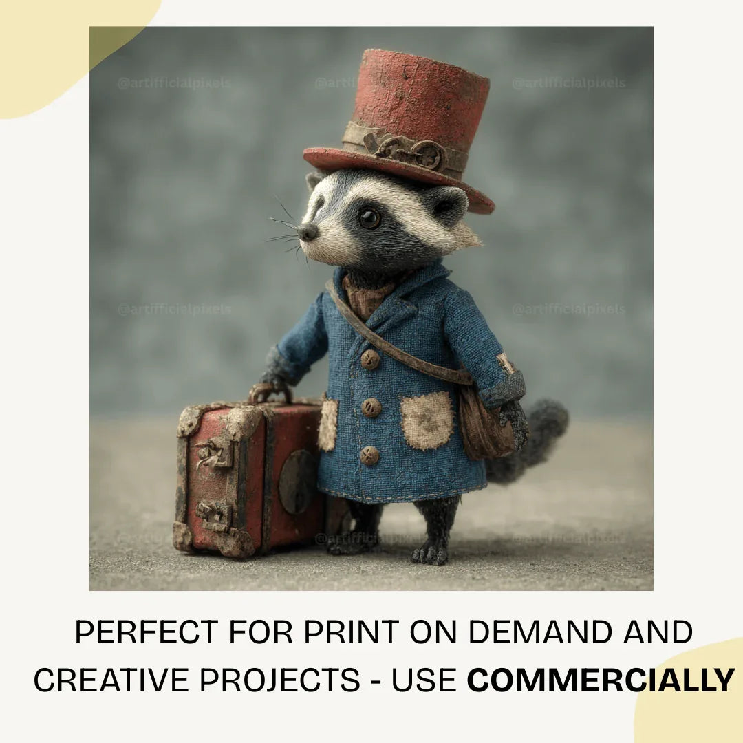Midjourney Prompt for Creating Whimsical Vintage Animal Sculptures - CITTRA Collective