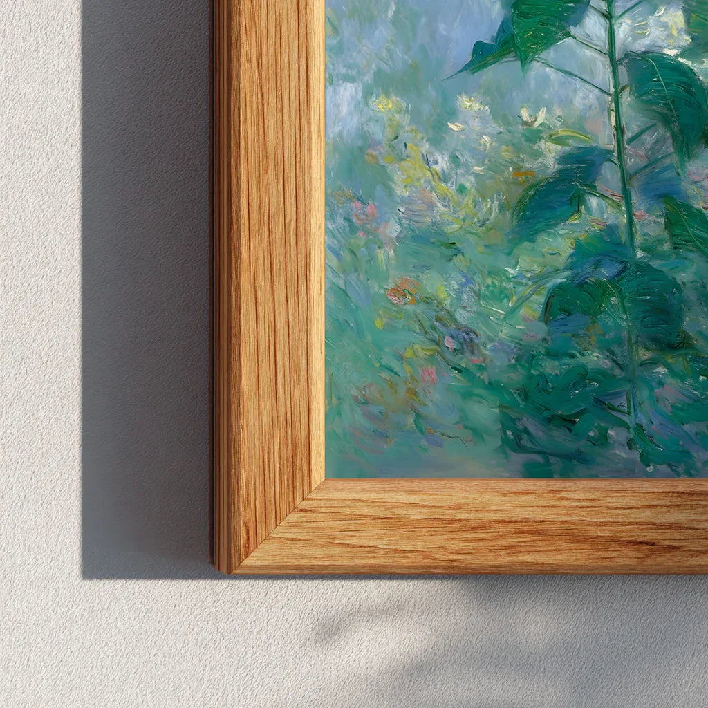 Floral Poinsettia Impressionist Print - CITTRA Collective