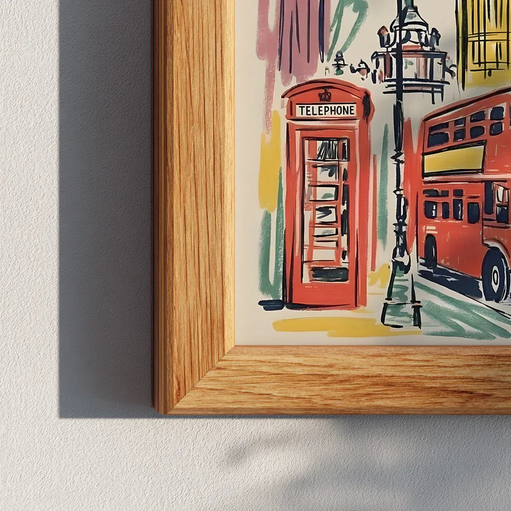 Illustrated London City Travel Print - CITTRA Collective