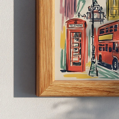 Illustrated London City Travel Print - CITTRA Collective